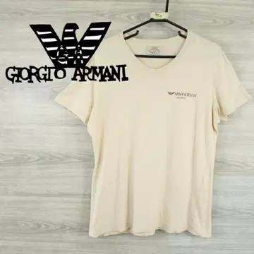 ARMANI 아르마니 청바지 <원포인트 V넥 티셔츠> M0950c