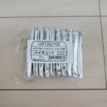 하이큐!! 세븐넷 쿨다운 스퀘어 캔뱃지 세트 (10개입)