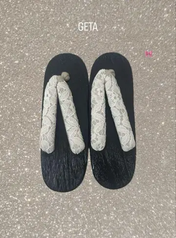 유카타 레이스 일본 나막신