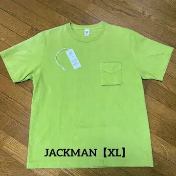 Jackman 잭맨 Dotsume 티셔츠(XL) 라임
