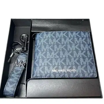 택 포함 새상품 MICHAEL KORS 반지갑 & 키링 세트