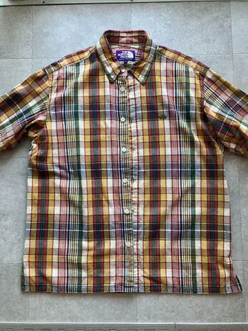 the north face purple label 마드라스 체크 셔츠