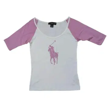 레어 해외 걸 RALPH LAUREN 랄프 로렌 핑크 M 사이즈