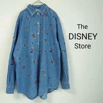 [레어 XL 사이즈] The DISNEY Store 데님 셔츠 빈티지