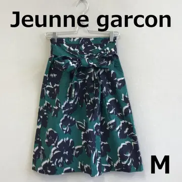 C0731A13 [Jaunne garcon] 리본 플레어 스커트