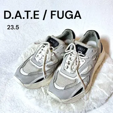D.A.T.E./FUGA 천연 가죽 스니커즈 통굽