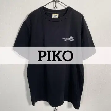 90년대 빈티지 PIKO 피코 티셔츠 싱글 스티치 서프 블랙