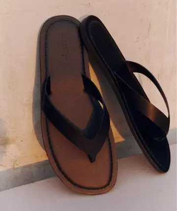 zara origins 스트랩 가죽 샌들 블랙 size44
