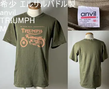 엘살바도르 제조 anvil 앤빌 TRIUMPH 트라이엄프 티셔츠 M
