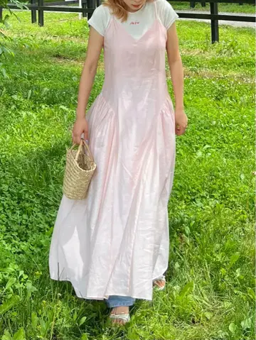 [ ALLISON BROWN ] Silky Long Dress