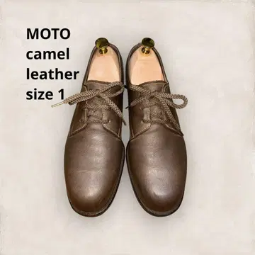 MOTO size 1 카멜 leather 가죽 신발