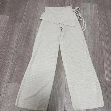 미착용 ZARA 베이지 랩 팬츠 S