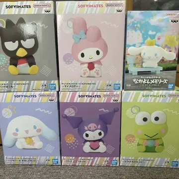산리오 SOFIMATES 피규어 6개 세트
