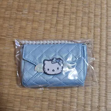 헬로키티 엔젤 퀼팅 러브레터 카드 케이스 블루