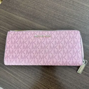 MICHAEL KORS 핑크 장지갑