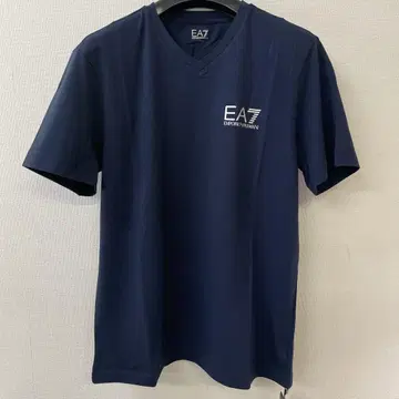 EMPORIOARMANI 아르마니 남성용 티셔츠 새상품 네이비 V넥 L