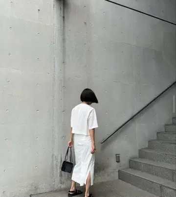 Sorm'86 칠변화 화이트 스커트