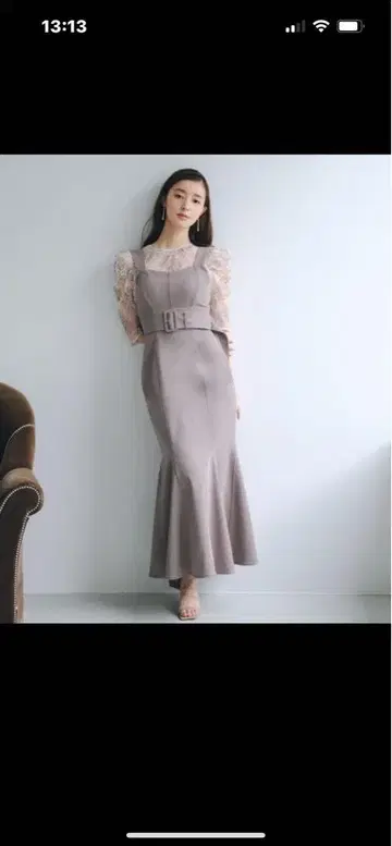 스나이델 snidel 코르셋 머메이드 점프스커트