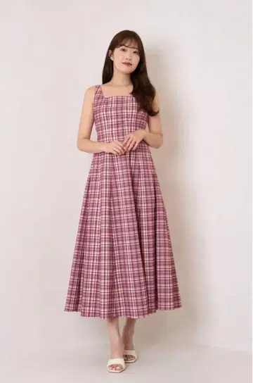 herlipto Paddington long dress Cherry M