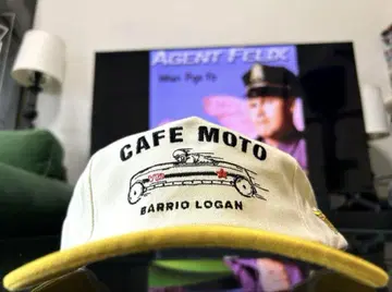 USA San Diego Cafe Moto HEMP 캡 화이트