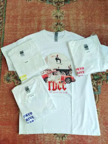 TOKYO DRIVE CAR CLUB 도쿄 드라이브 롱T 4매 세트