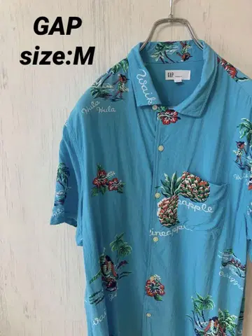 GAP 알로하 셔츠 레이온 사이즈 M