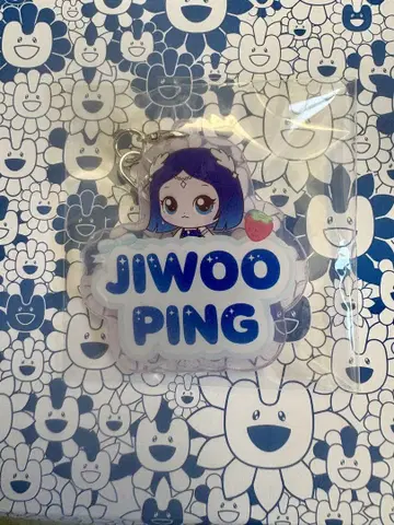 Hearts2Hearts JIWOO 아크릴 키링 티니핑