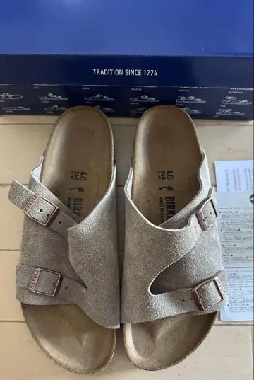 BIRKENSTOCK Zurich 취리히 스웨이드 가죽 26cm