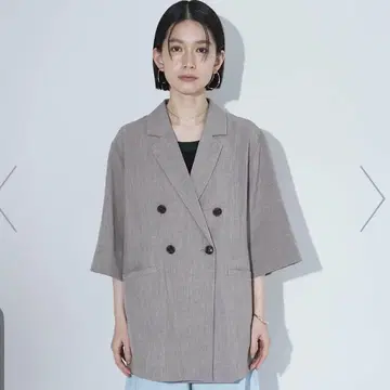 NOMINE 하프 슬리브 더블 자켓
