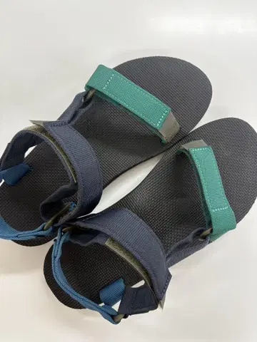 Teva 스포츠 샌들 27cm 네이비/그린