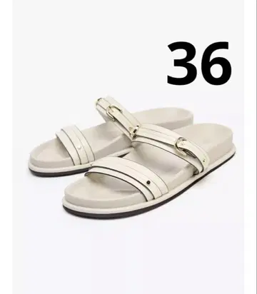 [이번 시즌 zara] 버클 플레인 샌들 36