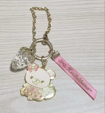 코리락쿠마 딸기 참 포함 키링