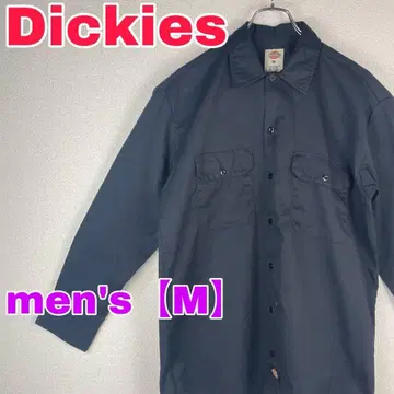 W088 [ Dickies ] 긴팔 워크 셔츠 [ 남성용 M ] 블랙