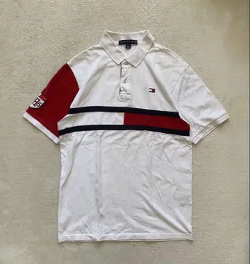 TOMMY HILFIGER 피케 셔츠 화이트