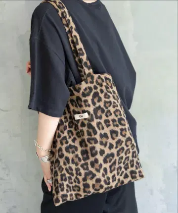 spick & span 별주 Uhr 레오파드 토트백