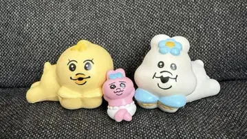 ampochaumu 키미마로 빤쮸토끼 스퀴즈 마스코트 3체 세트