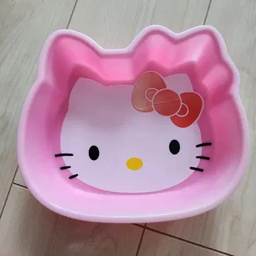 쇼와 레트로 키티 세숫대야 헬로키티