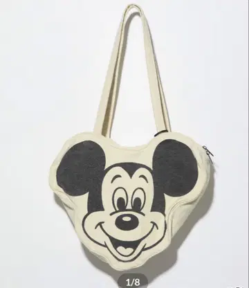 미사용 새상품 WCJ FACE DESIGN TOTE BAG (미키)