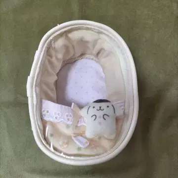 폼폼푸딩 보관 케이스 크림색
