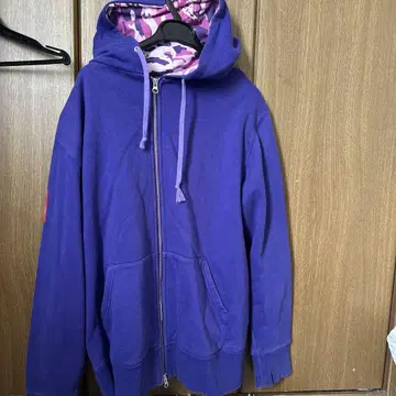 XLARGE 보라색 후드 부착 후드티