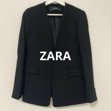ZARA BASIC 자라 노카라 재킷 블랙