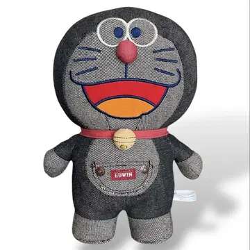 정품 도라에몽 EDWIN 콜라보 데님 봉제 인형 나카지마