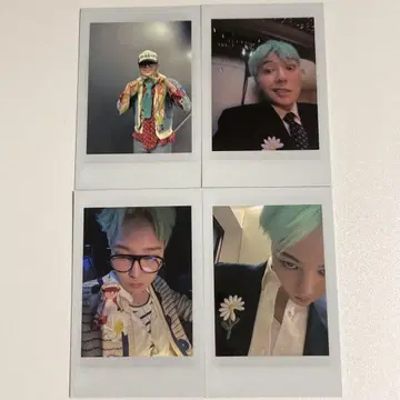 G-DRAGON 지용 회장 한정 MD 구매 특전 폴라로이드 트레카 4종