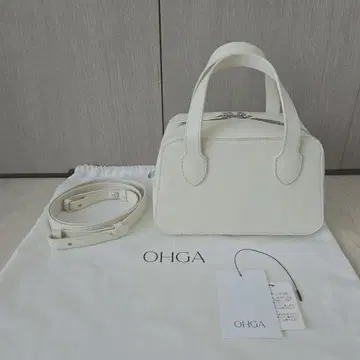 OHGA 미니 보스턴 백 단종 색상 화이트