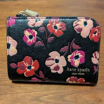 kate spade 꽃무늬 반지갑