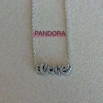 PANDORA love 목걸이