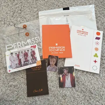 PERMISSION TO DANCE ON STAGE SEOUL 한정 굿즈