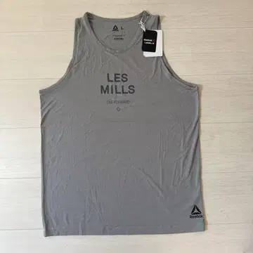 새상품 reebok lesmills 남성용 탱크탑 L 사이즈