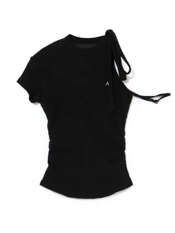andmary Manon 리본 탑 black