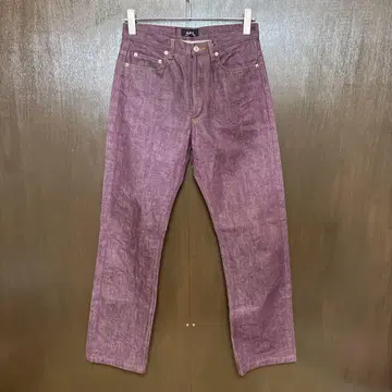 APC 컬러 데님 일본제 팬츠